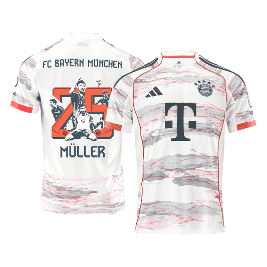 MÜLLER Special #25 Men's Bayern Munich 2025/26 Away Soccer Jersey product view 1