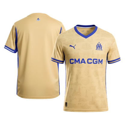 Men's Marseille 2025/26 Fourth Away Soccer Jersey product view 10