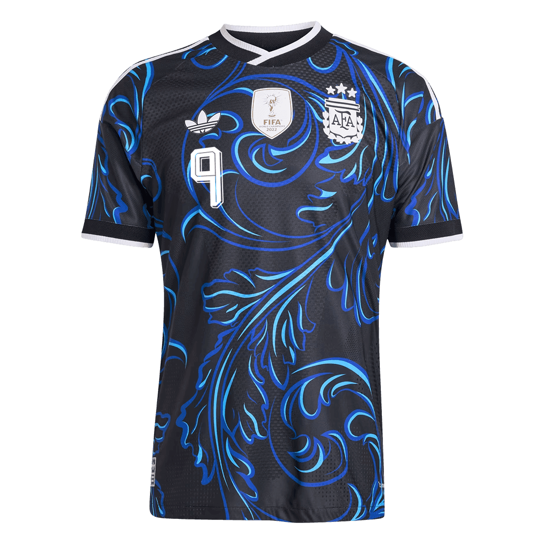 J. ÁLVAREZ #9 Men's Argentina World Cup 2026 Player Version Away Soccer Jersey - Slim Fit product view 8