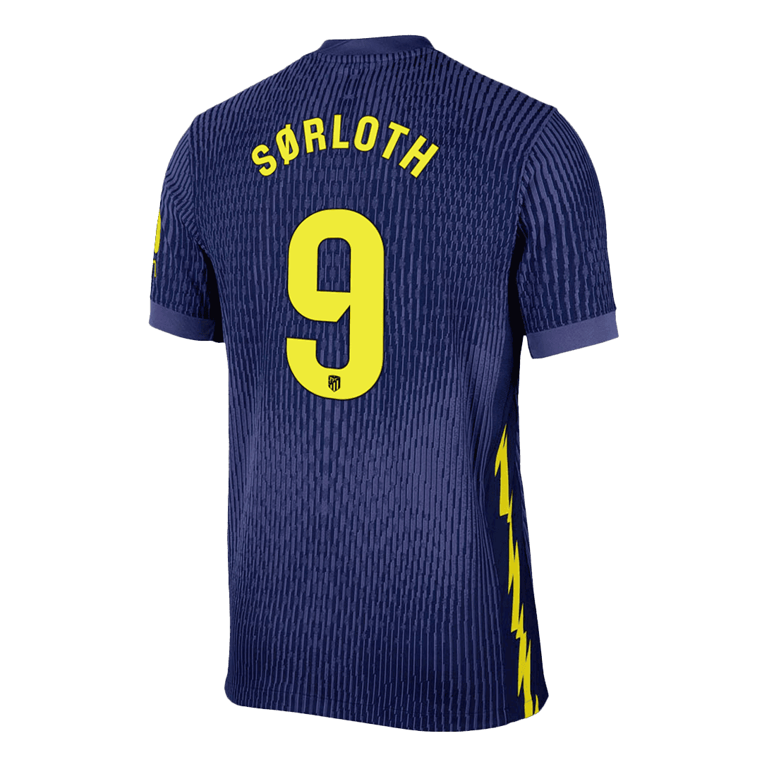 SØRLOTH #9 Men's Atletico Madrid 2025/26 Player Version Away Soccer Jersey - Slim Fit product view 10