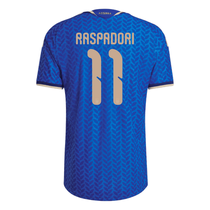 RASPADORI #11 Men's Italy World Cup 2026 Player Version Home Soccer Jersey - Slim Fit product view 9
