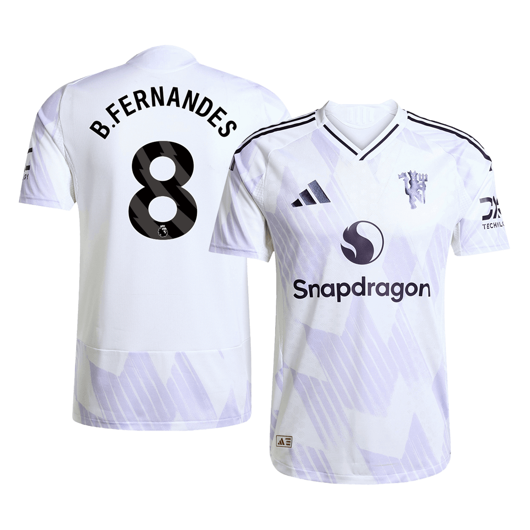 B.FERNANDES #8 Men's Manchester United 2025/26 Player Version Away Soccer Jersey - Slim Fit product view 1