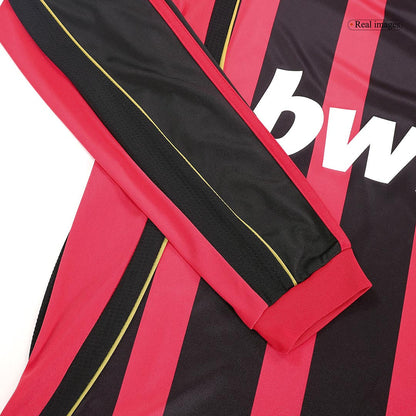 Retro MALDINI #3 Men's AC Milan 2006/07 Home Long Sleeve Soccer Jersey product view 5