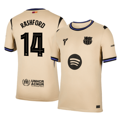 RASHFORD #14 Men's Barcelona UCL 2025/26 Away Soccer Jersey product view 1