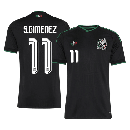 S.GIMENEZ #11 Men's Mexico World Cup 2026 Player Version Third Away Soccer Jersey - Slim Fit
