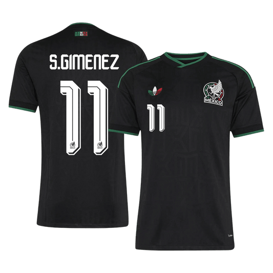 S.GIMENEZ #11 Men's Mexico World Cup 2026 Player Version Third Away Soccer Jersey - Slim Fit