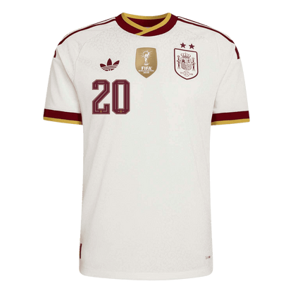 PEDRI #20 Men's Spain World Cup 2026 Player Version Champion Edition Away Soccer Jersey product view 8