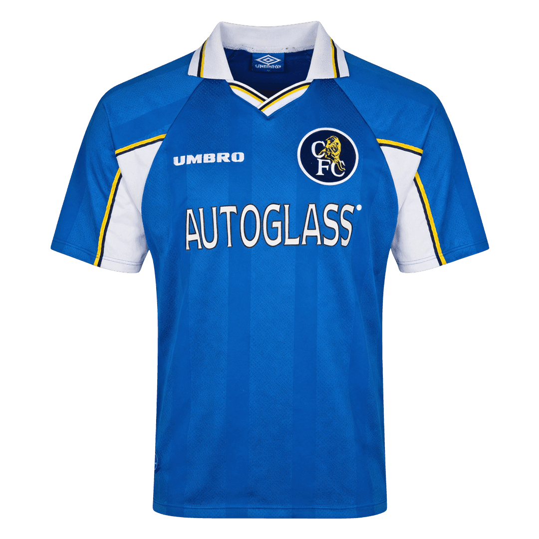 Retro Men's Chelsea 1997/99 Home Soccer Jersey product view 1