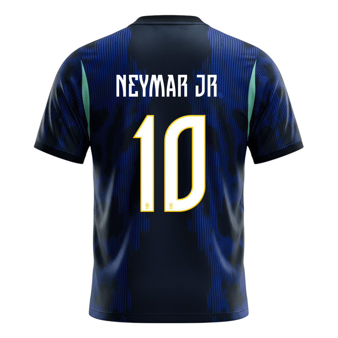 NEYMAR JR #10 Men's Brazil World Cup 2026 Away Soccer Jersey product view 3