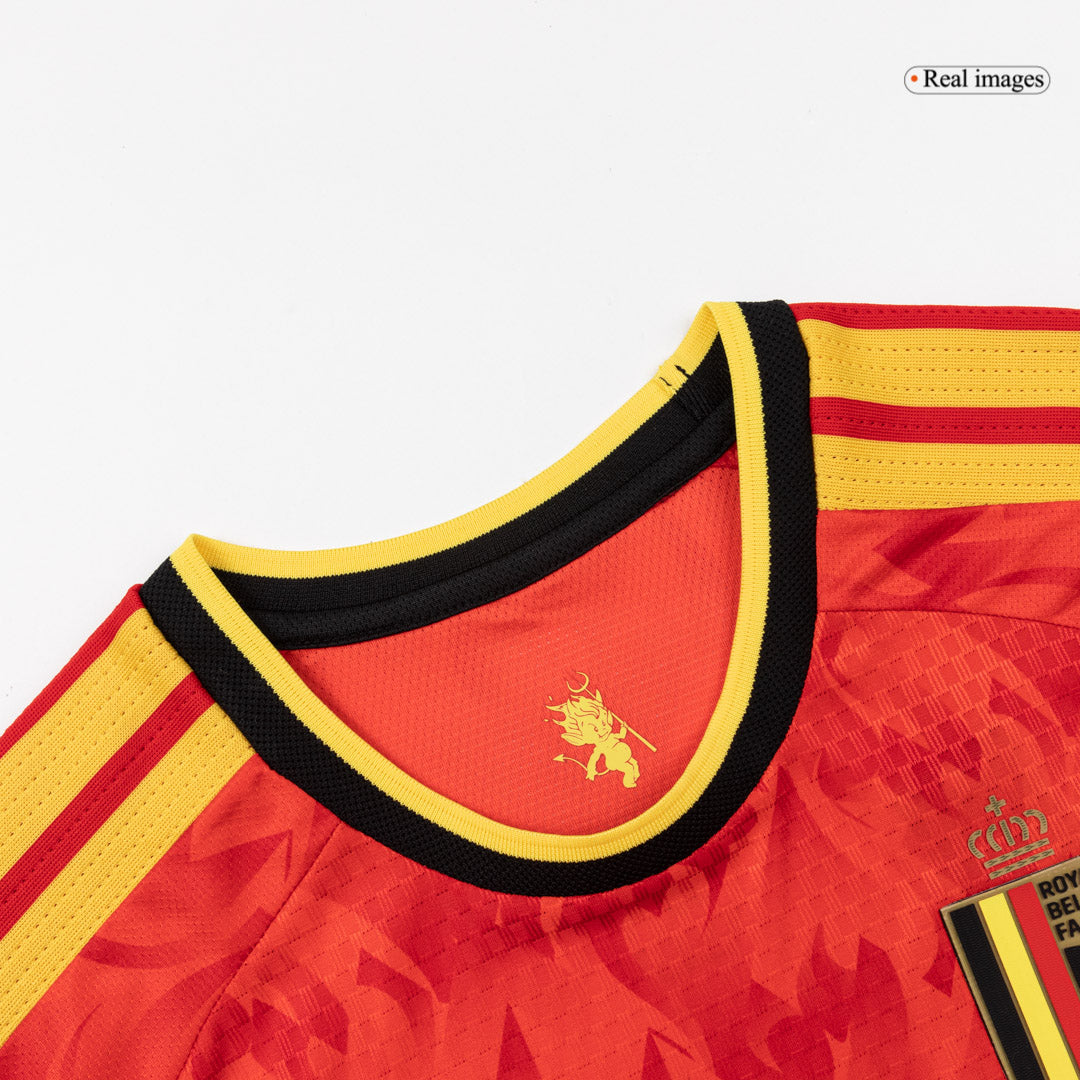 DE BRUYNE #7 Men's Belgium World Cup 2026 Player Version Home Soccer Jersey - Slim Fit product view 7