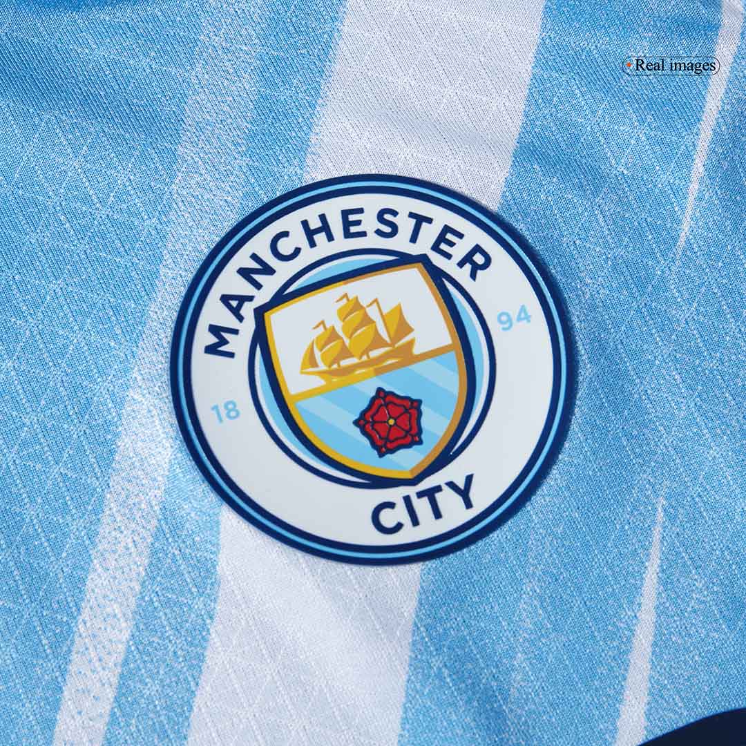 HAALAND #9 Men's Manchester City 2025/26 Player Version Home Soccer Jersey - Slim Fit product view 9