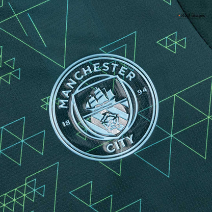 Men's Manchester City 2025/26 Fourth Away Soccer Jersey Kit