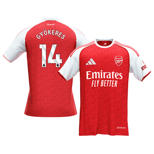 GYÖKERES #14 Men's Arsenal 2025/26 Home Soccer Jersey Premium product view 1