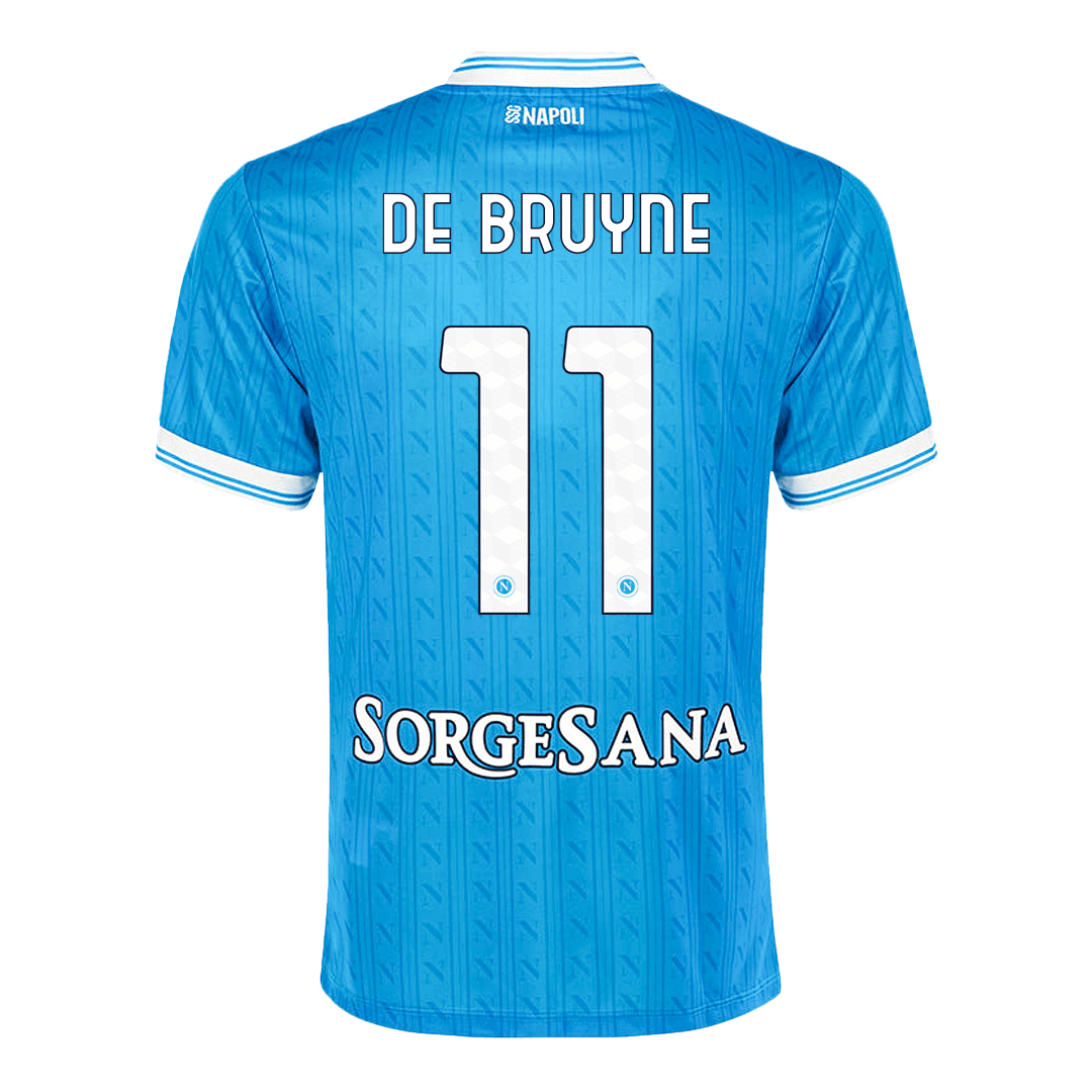 DE BRUYNE #11 Men's Napoli 2025/26 Home Soccer Jersey product view 8