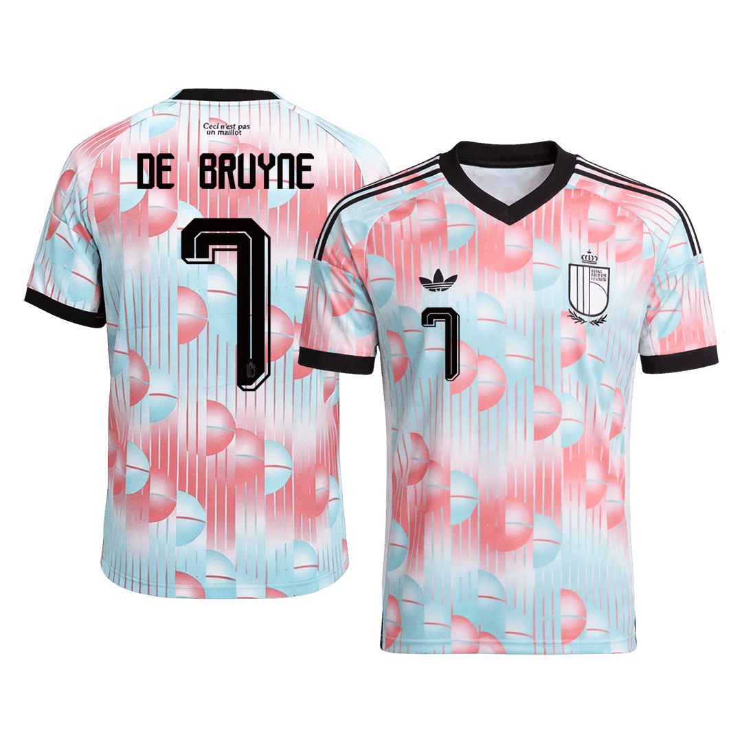 DE BRUYNE #7 Men's Belgium World Cup 2026 Away Soccer Jersey product view 1