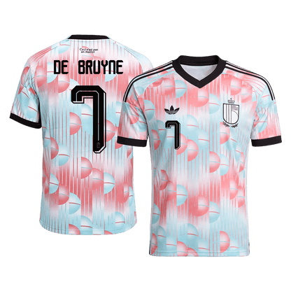 DE BRUYNE #7 Men's Belgium World Cup 2026 Away Soccer Jersey product view 1