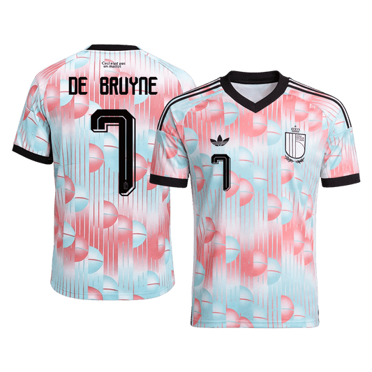 DE BRUYNE #7 Men's Belgium World Cup 2026 Away Soccer Jersey product view 1