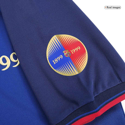 Retro GUARDIOLA #4 Men's Barcelona 1999/00 Home Soccer Jersey product view 2