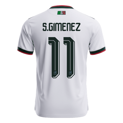 S.GIMENEZ #11 Men's Mexico World Cup 2026 Away Soccer Jersey product view 9