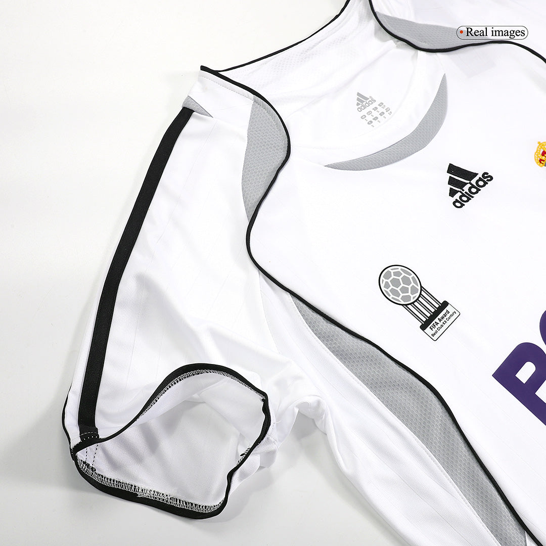 Retro RAUL #7 Men's Real Madrid 2006/07 Home Soccer Jersey product view 7