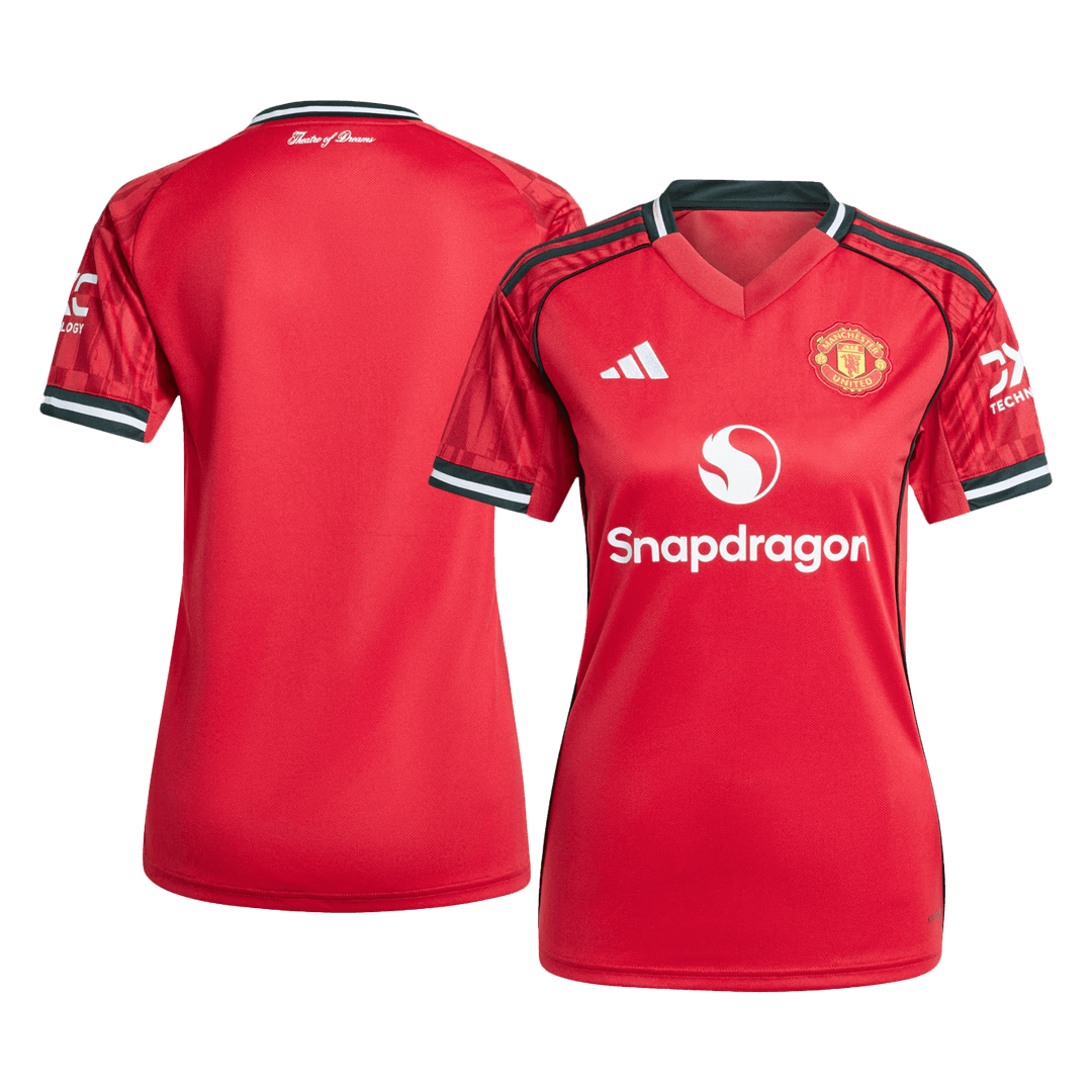 Women's Manchester United 2025/26 Home Soccer Jersey product view 9