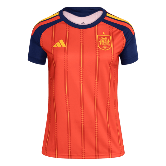 Women's Spain World Cup 2026 Home Soccer Jersey product view 1