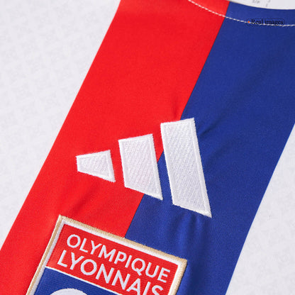 Men's Olympique Lyonnais 2025/26 Home Soccer Jersey product view 6