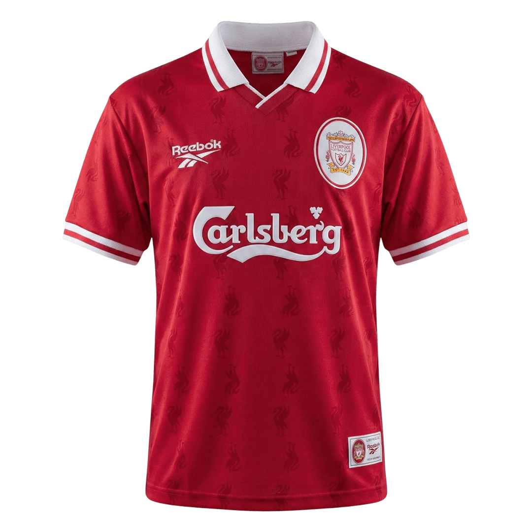 Retro Men's Liverpool 1996/97 Home Soccer Jersey product view 1