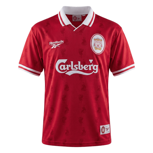 Retro Men's Liverpool 1996/97 Home Soccer Jersey product view 1