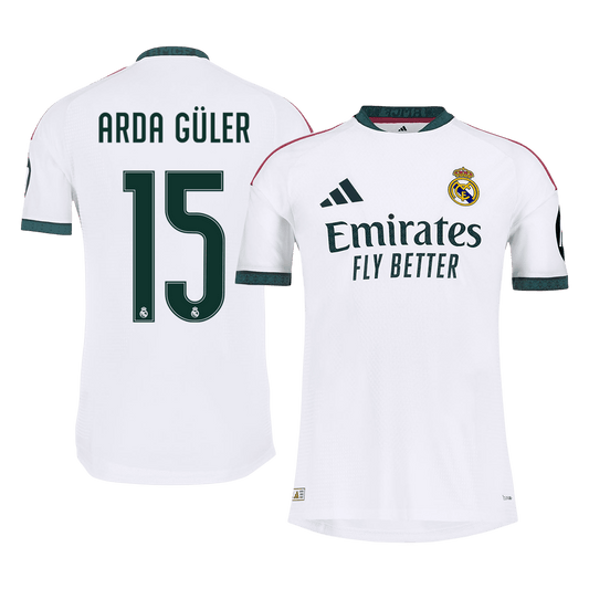ARDA GÜLER #15 Men's Real Madrid 2026/27 Player Version Home Soccer Jersey product view 1