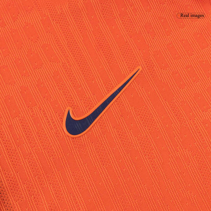 F.DE JONG #21 Men's Netherlands World Cup 2026 Player Version Home Soccer Jersey - Slim Fit product view 6