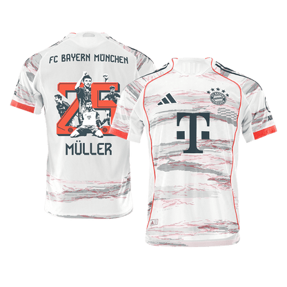 MÜLLER Special #25 Men's Bayern Munich 2025/26 Player Version Away Soccer Jersey - Slim Fit product view 1