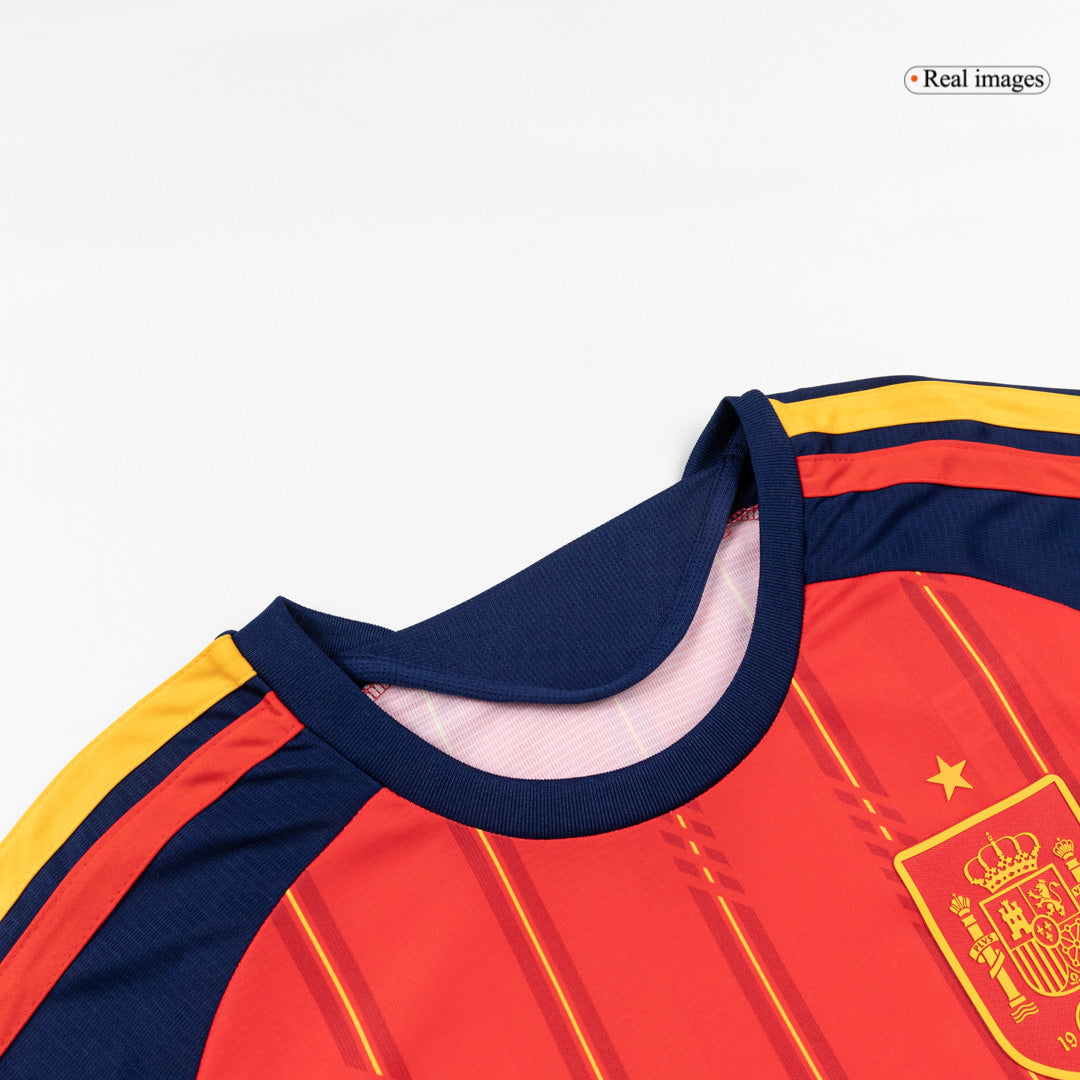 Men's Spain World Cup 2026 Home Soccer Jersey Premium product view 7