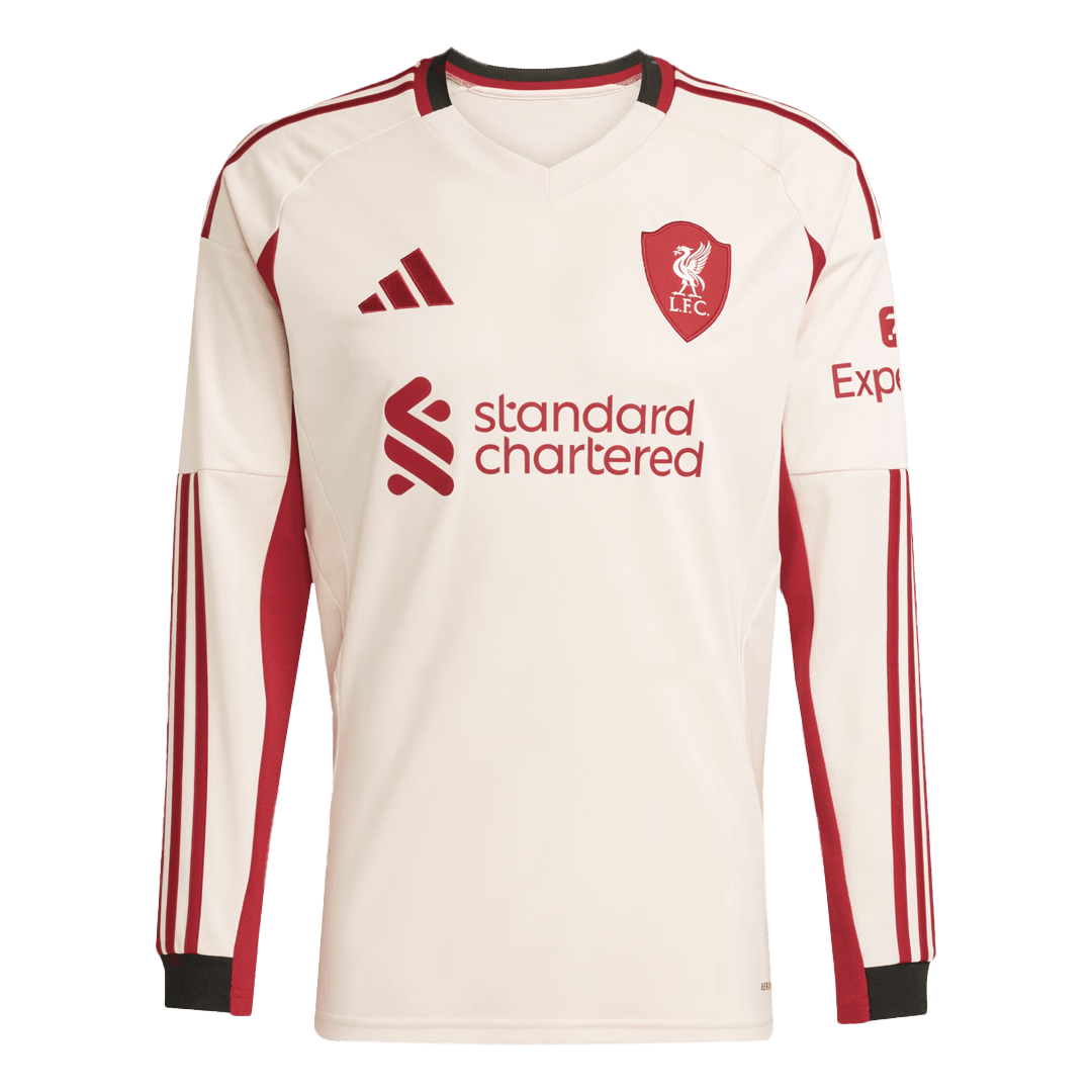 Men's Liverpool 2025/26 Away Long Sleeve Soccer Jersey product view 1