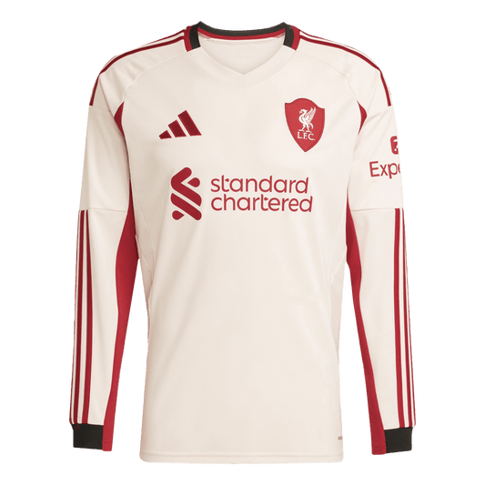 Men's Liverpool 2025/26 Away Long Sleeve Soccer Jersey product view 1