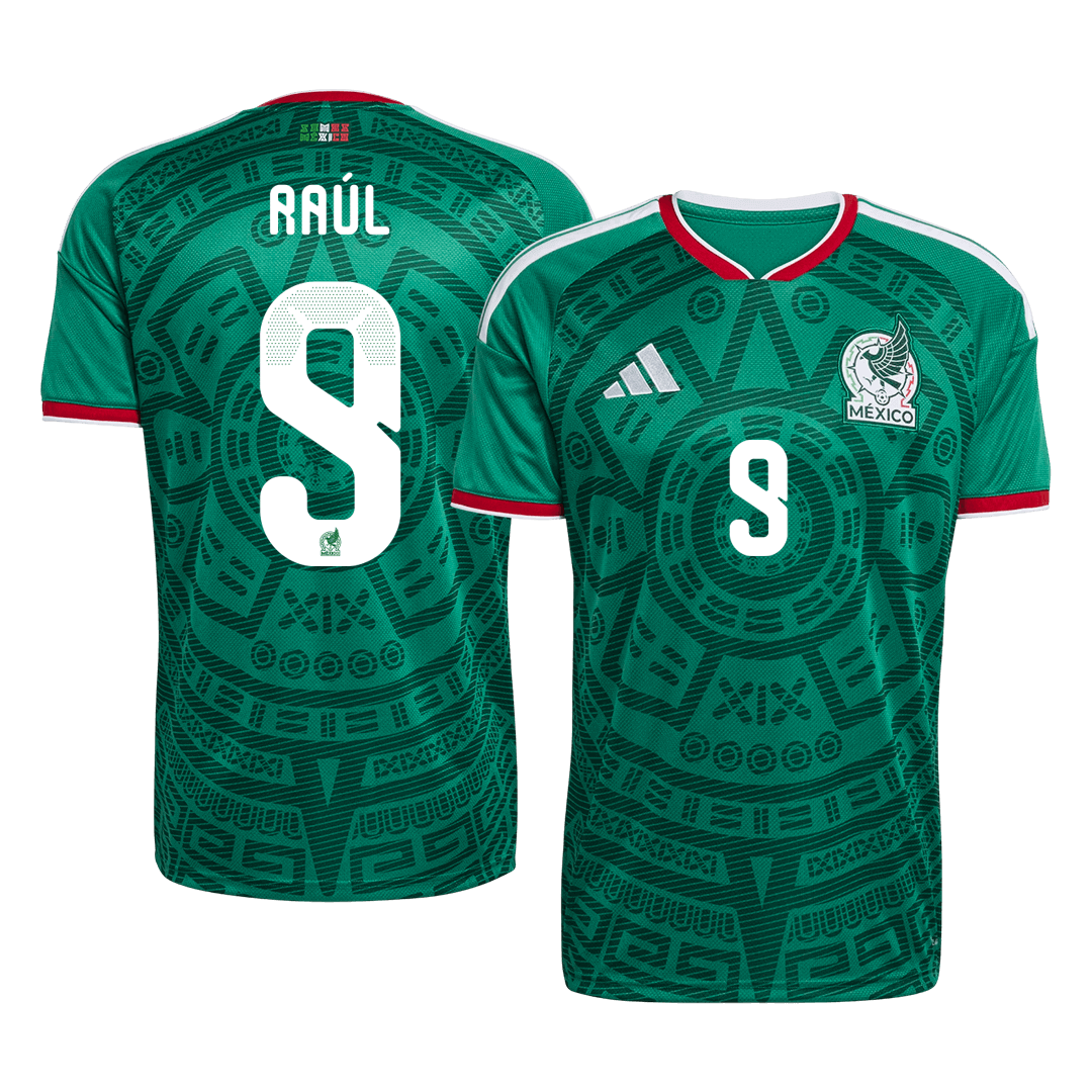 Raúl #9 Men's Mexico World Cup 2026 Home Soccer Jersey Premium product view 1