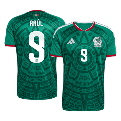 Raúl #9 Men's Mexico World Cup 2026 Home Soccer Jersey Premium product view 1
