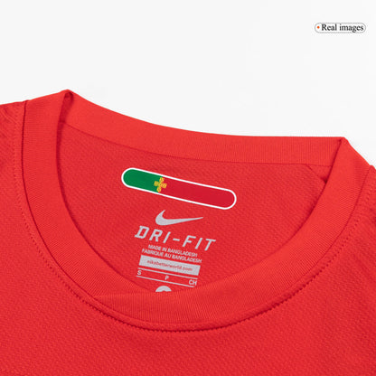 Retro Men's Portugal 2010 Home Soccer Jersey product view 8