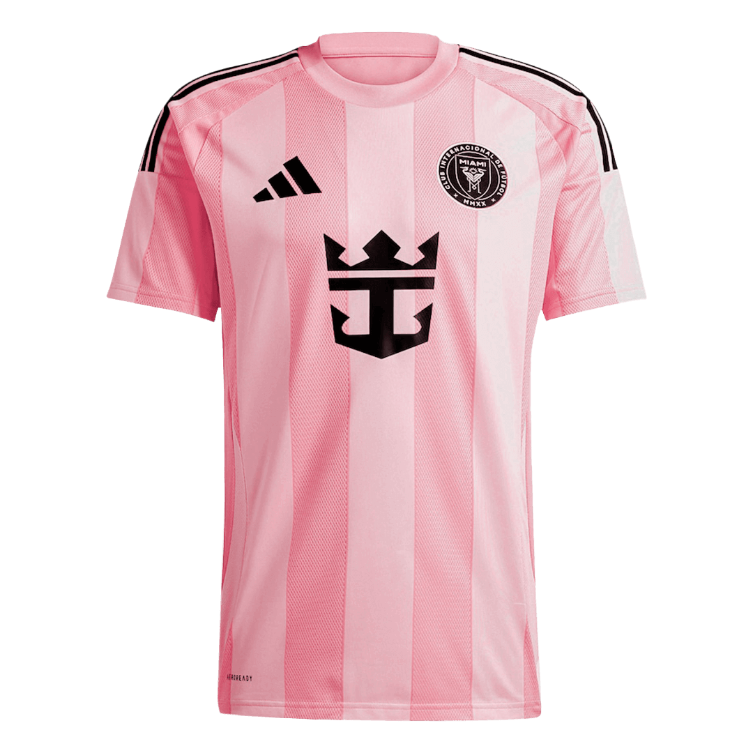 DE PAUL #7 Men's Inter Miami CF 2025 Home Soccer Jersey product view 3
