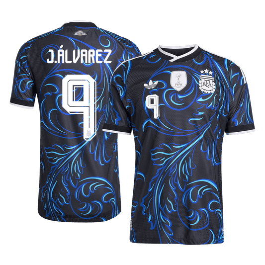 J. ÁLVAREZ #9 Men's Argentina World Cup 2026 Player Version Away Soccer Jersey - Slim Fit product view 1