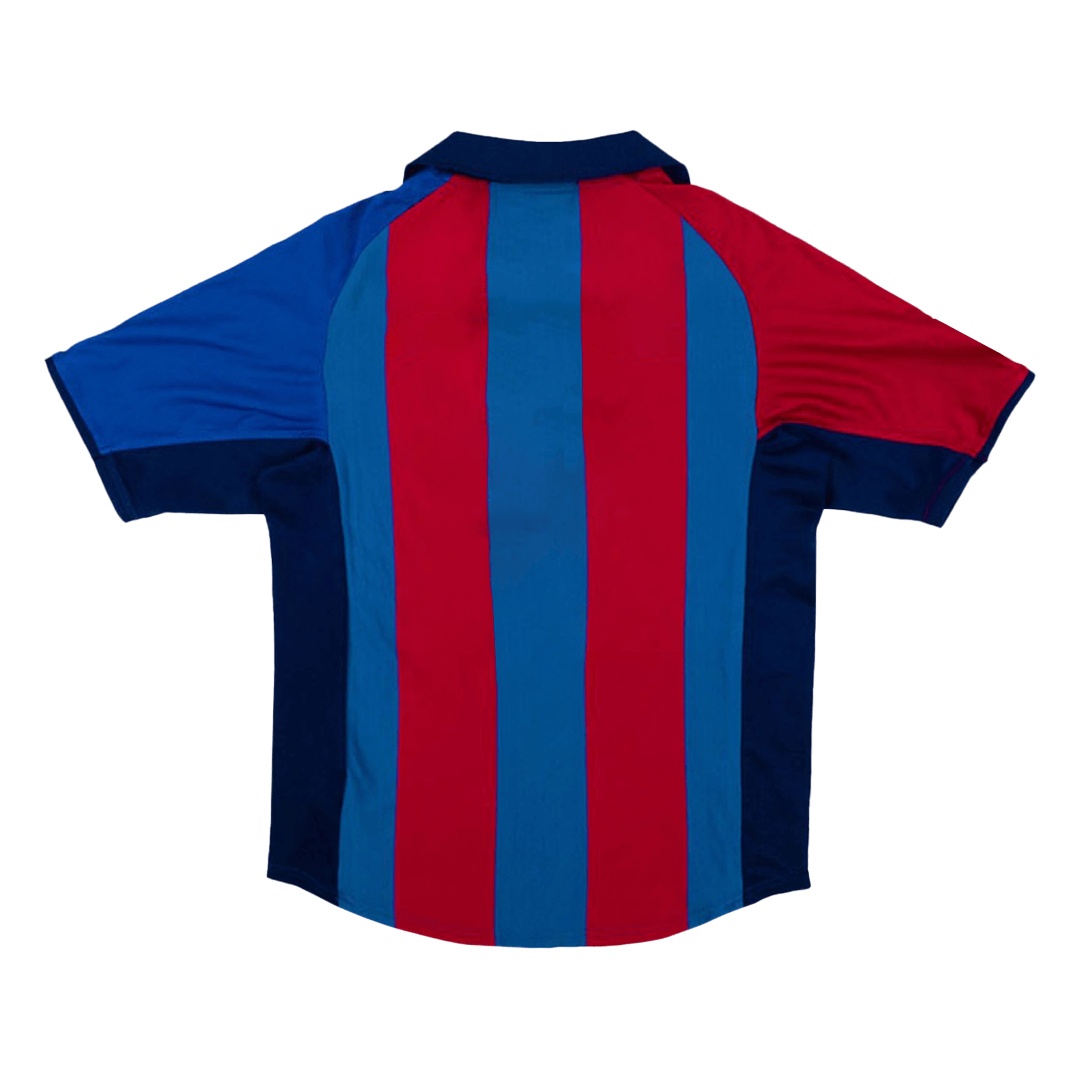 Retro Men's Barcelona 2001/02 Home Soccer Jersey product view 8