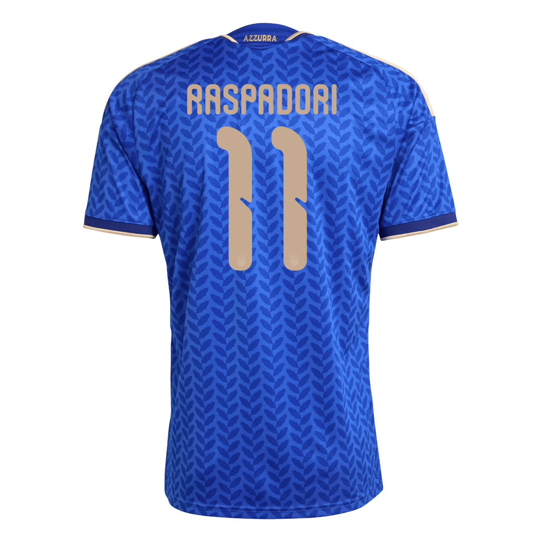 RASPADORI #11 Men's Italy World Cup 2026 Home Soccer Jersey Premium product view 8
