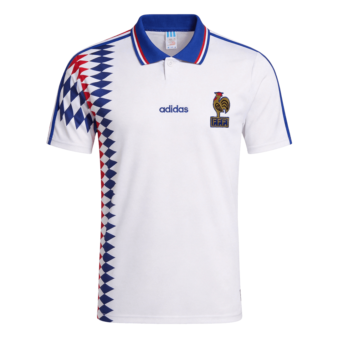 Retro Men's France 1994 Away Soccer Jersey product view 1