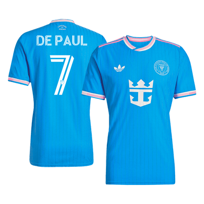 DE PAUL #7 Men's Inter Miami CF 2025 Player Version Third Away Soccer Jersey - Slim Fit
