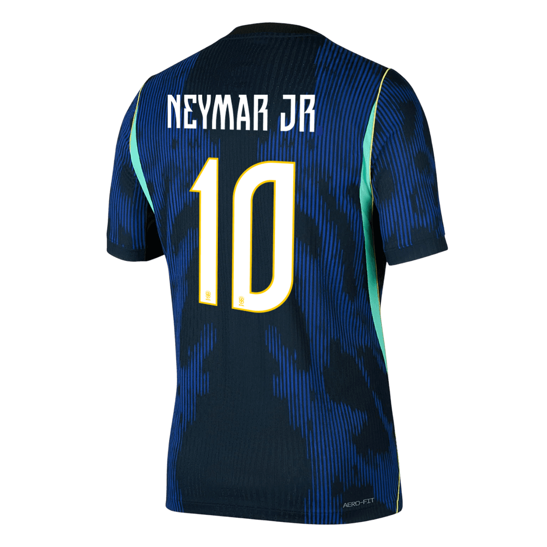 NEYMAR JR #10 Men's Brazil World Cup 2026 Player Version Away Soccer Jersey - Slim Fit product view 3