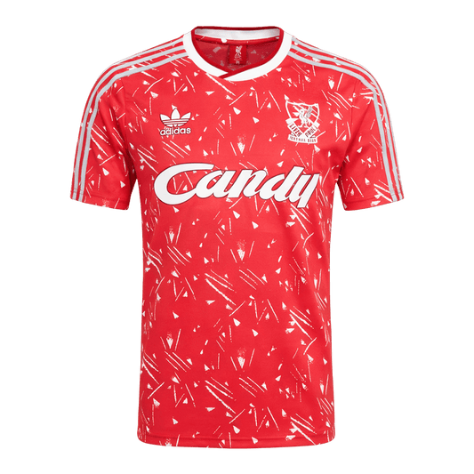 Retro Men's Liverpool 1989/91 Home Soccer Jersey product view 1