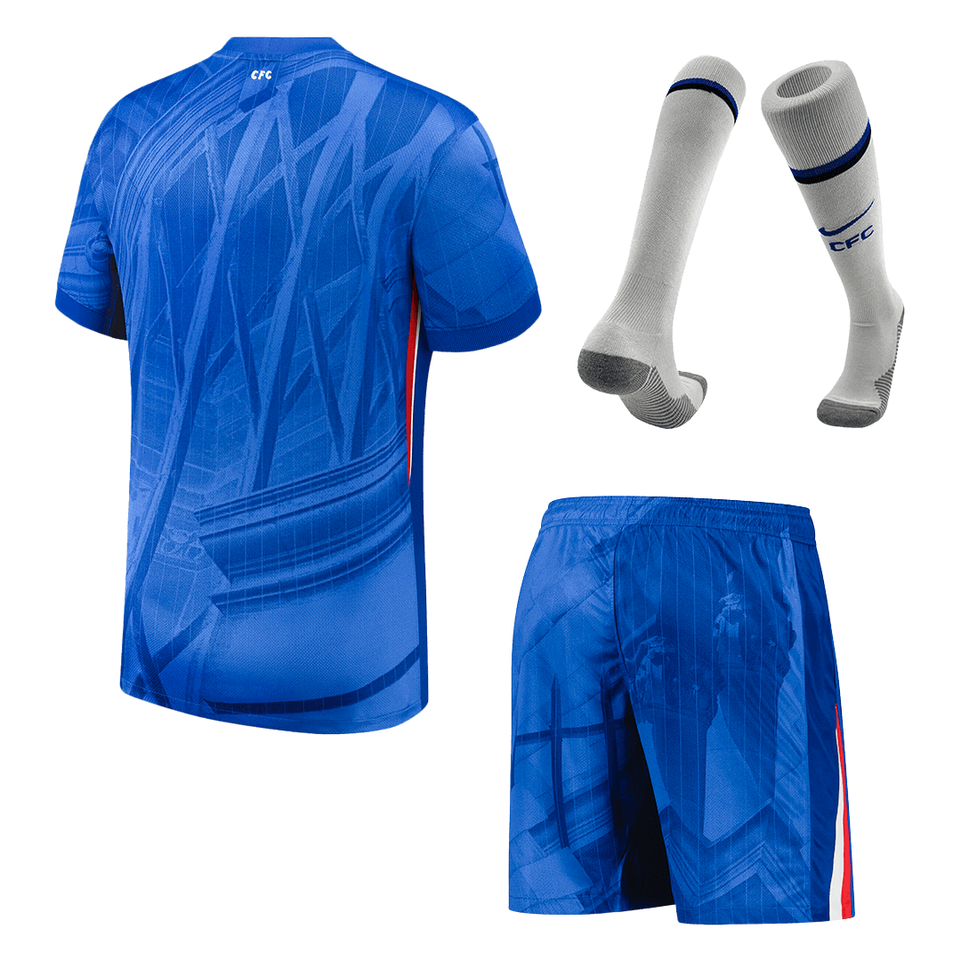 Men's Chelsea 2025/26 Home Soccer Jersey Full Kit [PREMIUM]