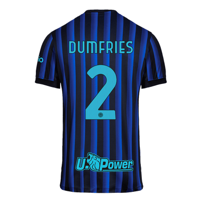 DUMFRIES #2 Men's Inter Milan 2025/26 Home Soccer Jersey product view 11