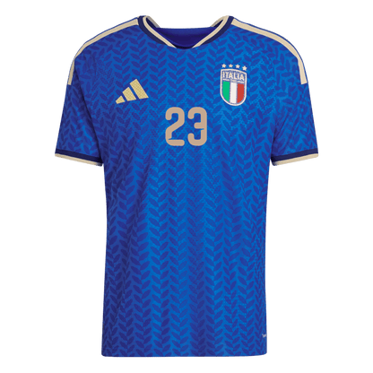 BASTONI #23 Men's Italy World Cup 2026 Player Version Home Soccer Jersey - Slim Fit product view 10