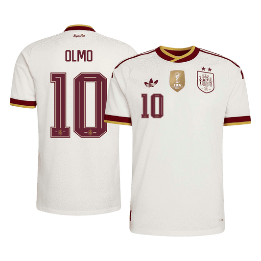 OLMO #10 Men's Spain World Cup 2026 Player Version Champion Edition Away Soccer Jersey product view 1